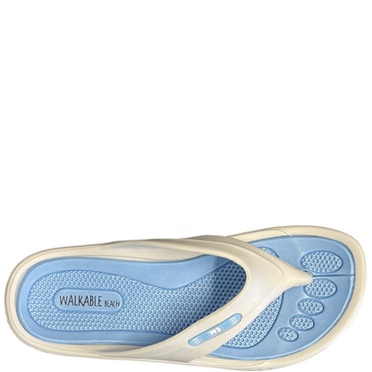 Walkable Beach - Malibu - Blue/Light Grey